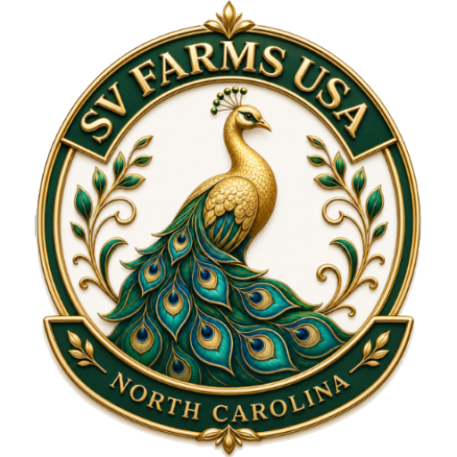 SV Farms USA peacock crest